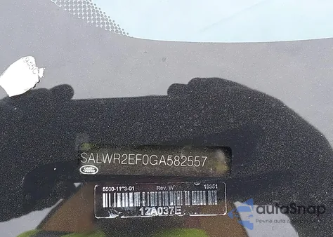 2016 Land Rover Range Rover Sport 5.0L V8 Supercharged/5.0L V8 Supercharged Dynamic from USA, damaged, VIN SALWR2EF0GA582557